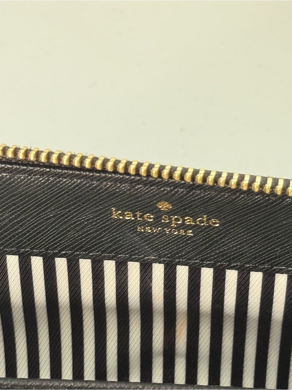 Kate Spade Black Long Wallet with Wristlet Strap - Picture 9 of 10